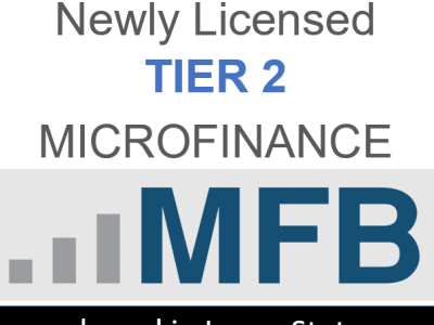 Newly Licensed tier 2 microfinance bank for sale - in Lagos
