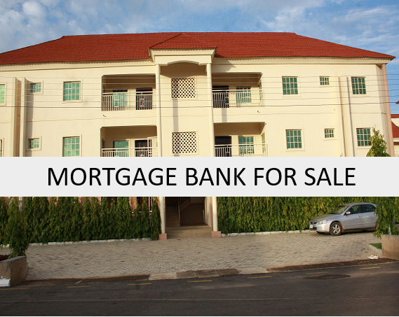 Abuja based Mortgage Bank is for Sale